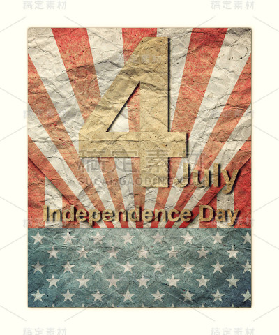 7月4日的美国国旗