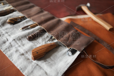 工具在手工皮箱