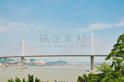 新会衙门大桥全景。