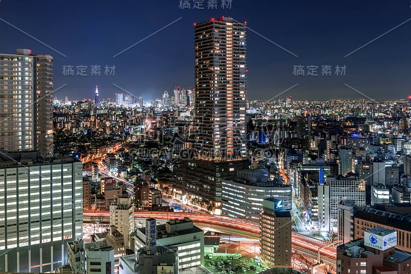 东京池袋夜景