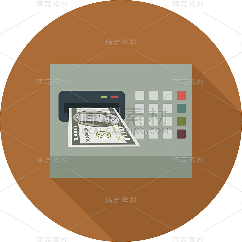 ATM彩色矢量图