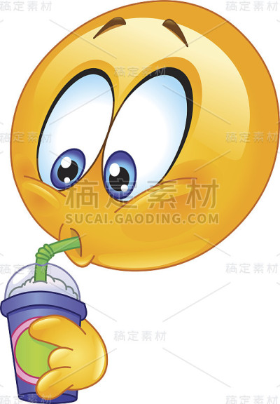 喝苏打水表情符号