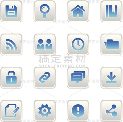 网页图标按钮集