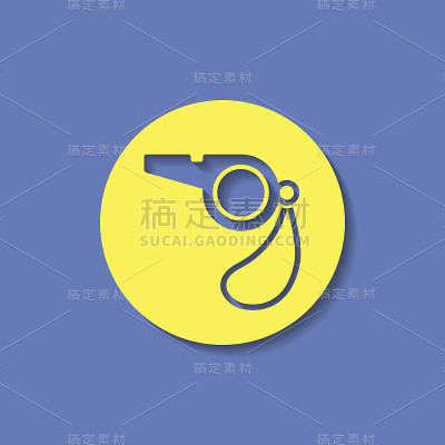 图标。裁判的象征