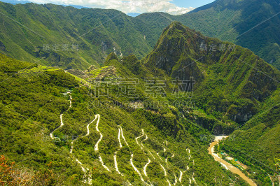 南美洲秘鲁的山脉景观
