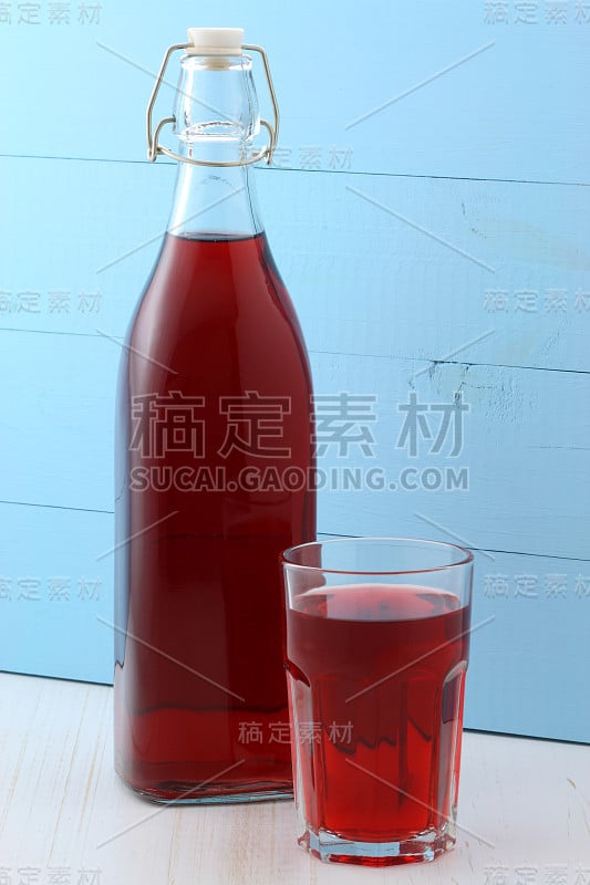 美味的酸果蔓汁