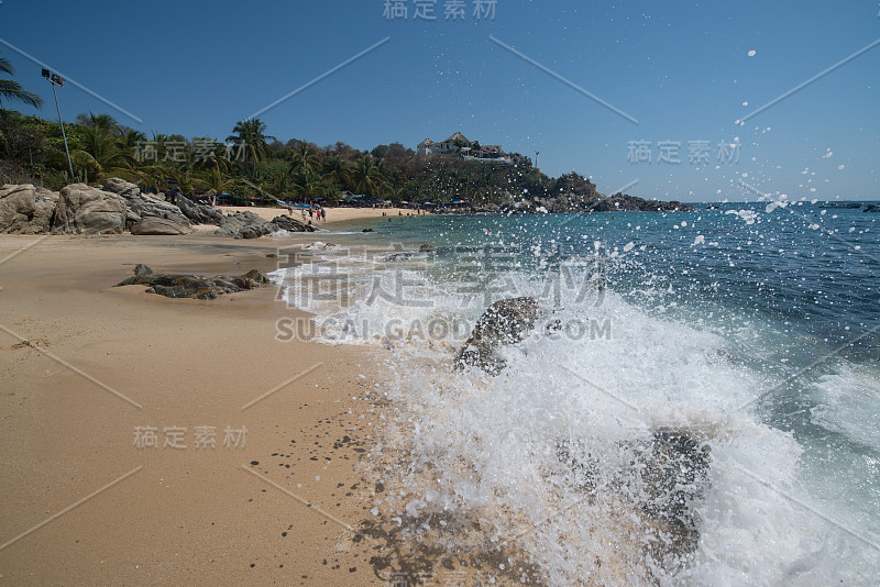 Playa Manzanillo海滩，墨西哥