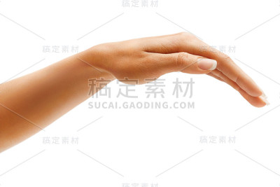 女人的手签