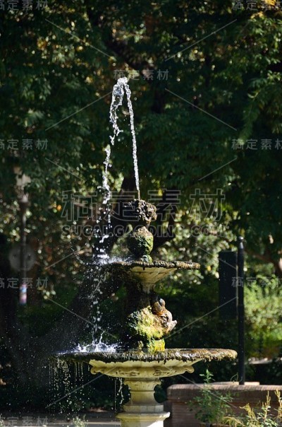 莲花池喷泉