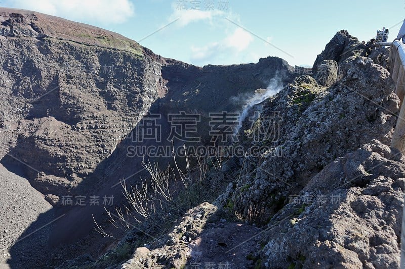 维苏威火山-火山口富马罗拉