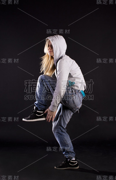现代舞蹈。嘻哈音乐。