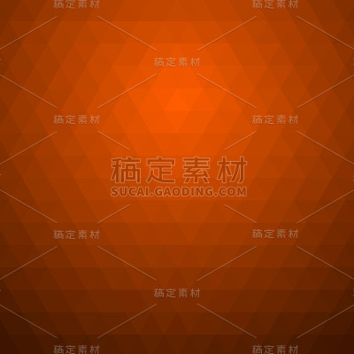 橙色火抽象几何褶皱三角形低多边形风格矢量插图图形背景。暗黑色和橘色详细网页模板。