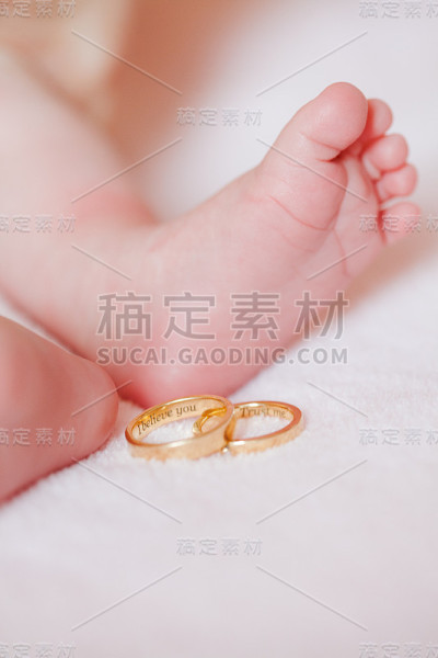 可爱的新生儿脚