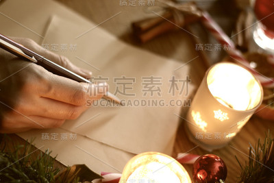 手写圣诞