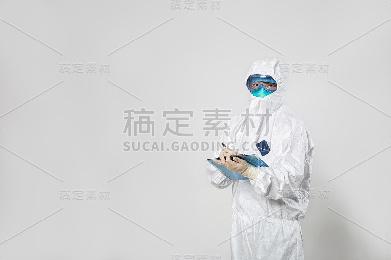 CDC工作人员正在做流行病学调查。