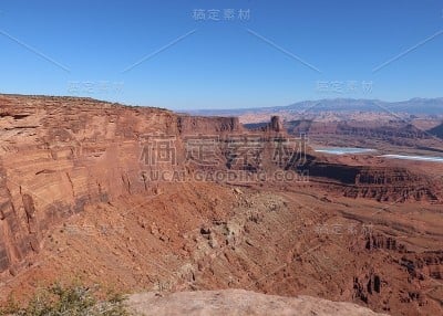 犹他州死马角州立公园的悬崖