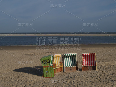 德国北海Langeoog海滩