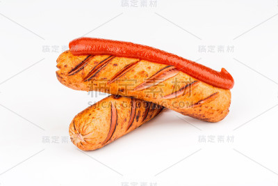 美味的烤香肠