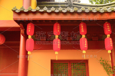 灵隐寺的佛塔之一。中国最大的佛教寺庙之一