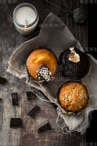 各种各样的松饼