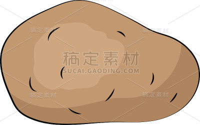 土豆手绘矢量图标