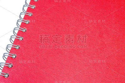 红色的笔记本