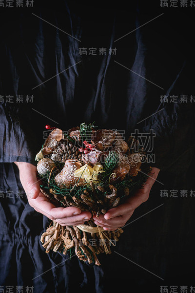 圣诞木制花束