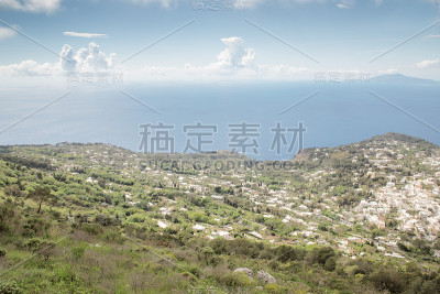 卡普里岛的索拉罗山的观景台