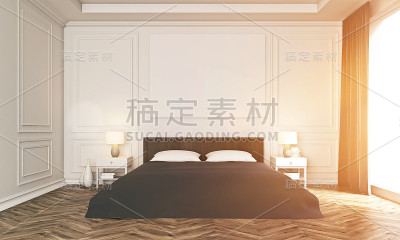 豪华卧室前色调