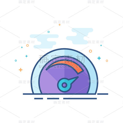 Flat Color Icon - Dashboard