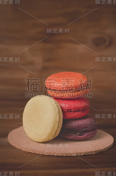色彩斑斓的马卡龙