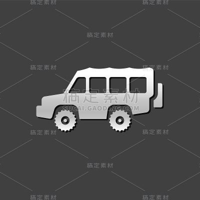 金属图标-越野车