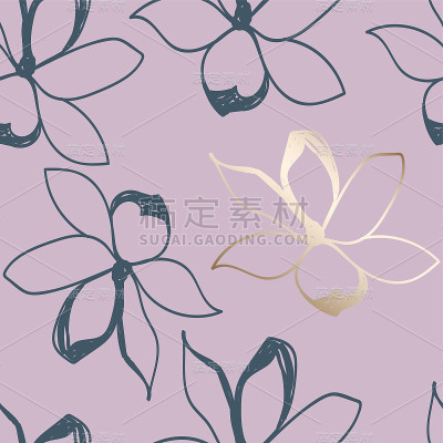 花卉无缝模式
