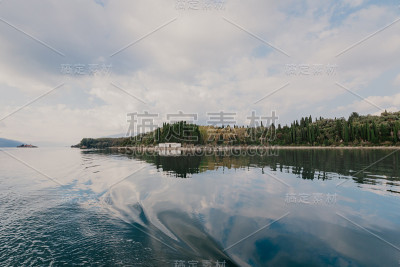 科托尔湾海景，黑山