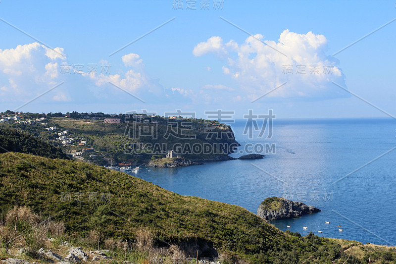 迪诺岛和蓝海，迪诺岛，普拉亚和海，卡拉布里亚，意大利南部