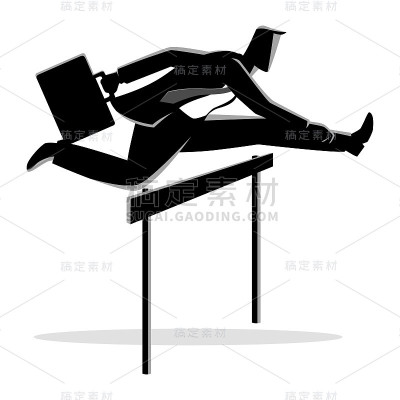 拎着公文包的商人