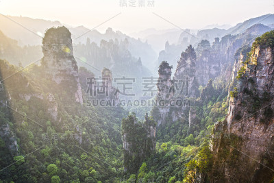 武陵源国家公园的日出