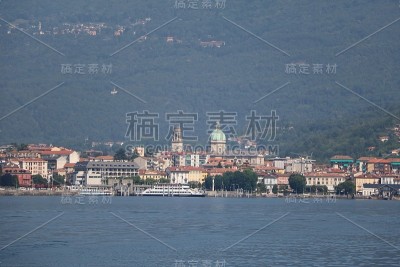 意大利马焦雷湖的韦尔巴尼亚