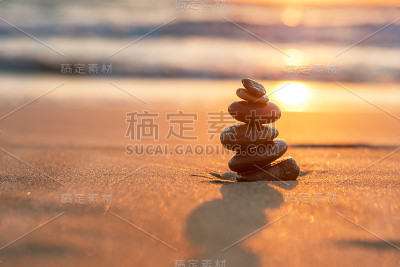 石头的平衡。