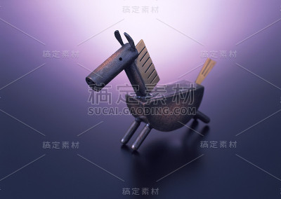 马小雕像