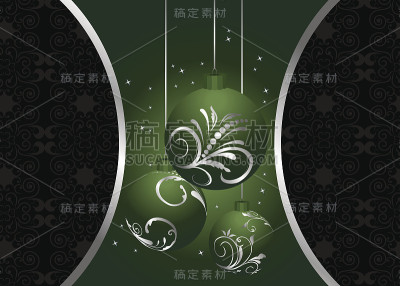 插图圣诞背景