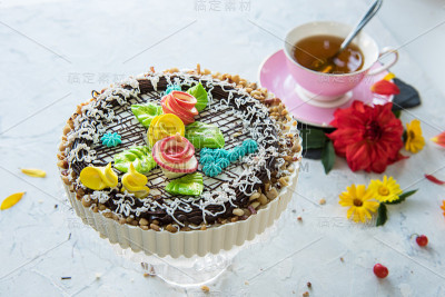 美味的蛋糕组成