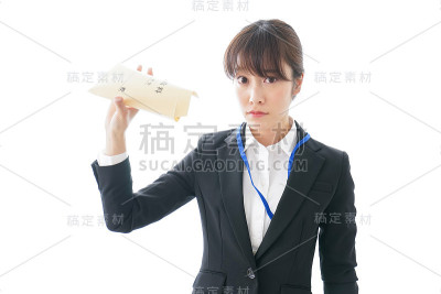 贫穷的职业女性形象