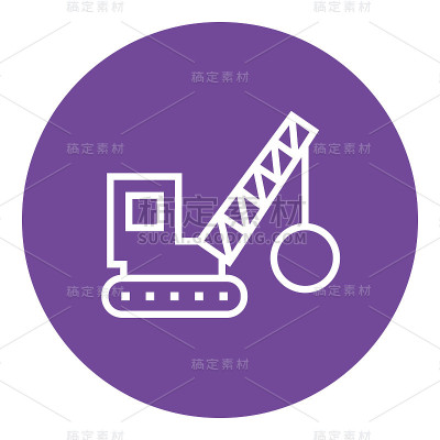 拆卸吊车线路图标