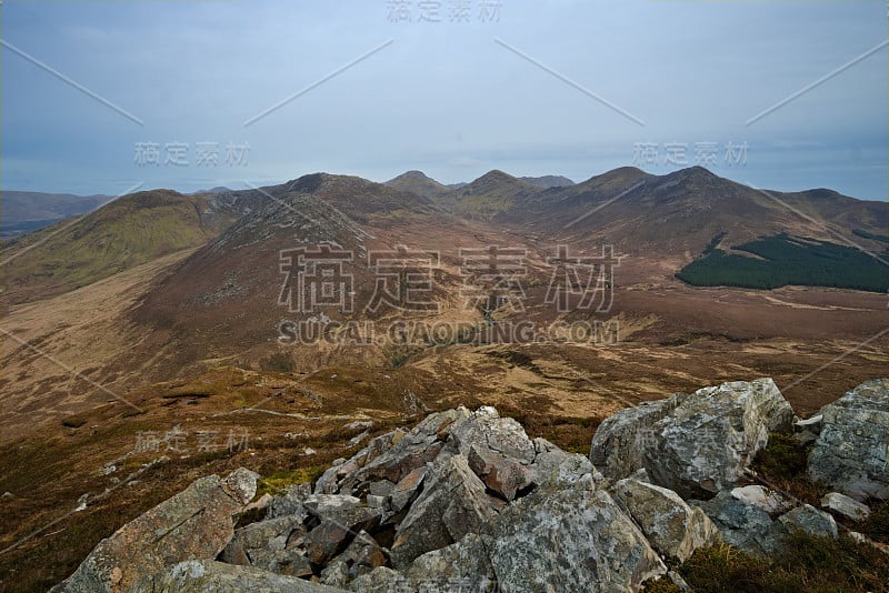 钻石山山顶的景色