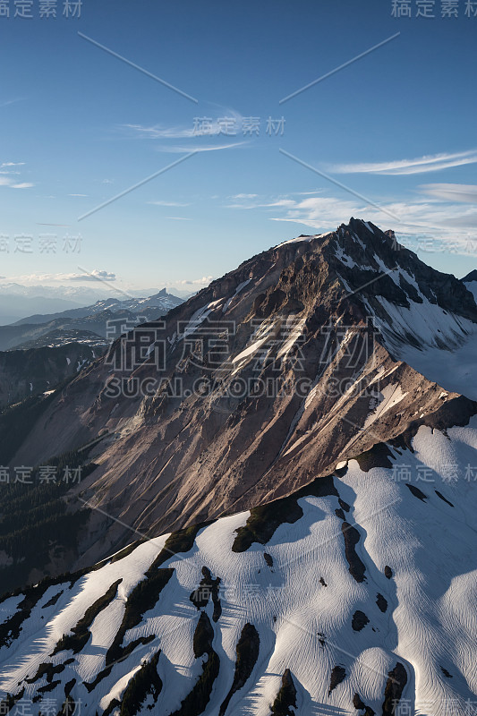 加拿大风景鸟瞰图