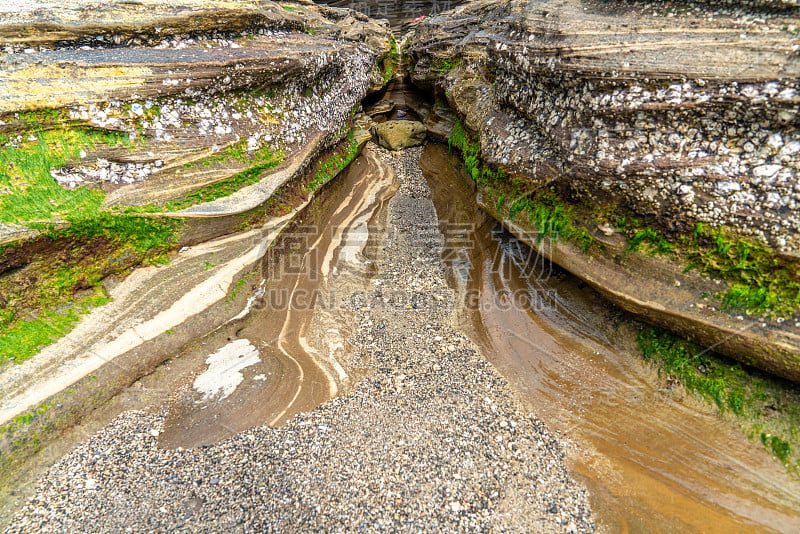 中国广西北海涠洲岛的火山岩