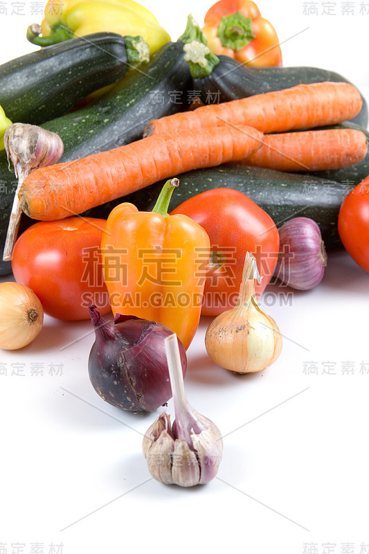 成熟的蔬菜