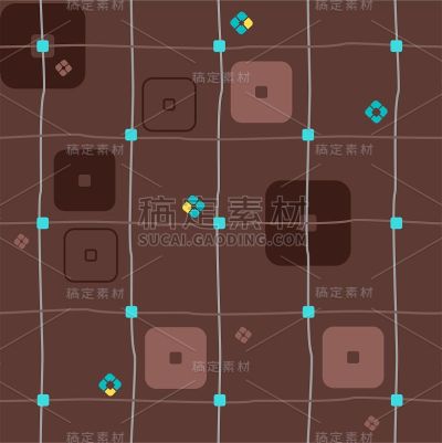 背景，几何，正方形和条纹，棕色。