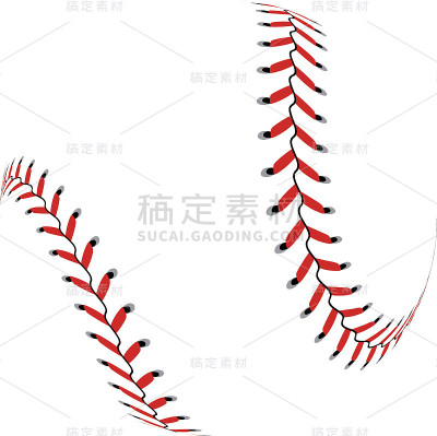 白色背景上的棒球